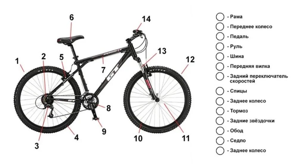 Переднее колесо горного велосипеда. Схема велосипеда с названием деталей стелс. Составные части велосипеда стелс. Устройство скоростного велосипеда схема. Схема установки переднего колеса на велосипед.