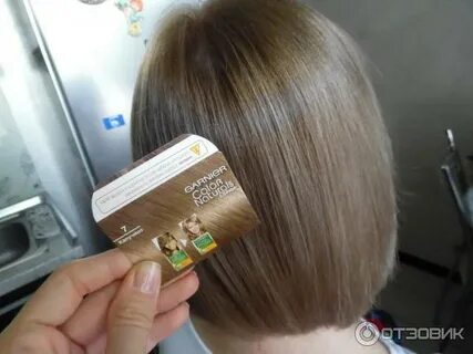 результат окрашивания волос краской