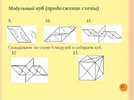 Как сделать кубик без клея