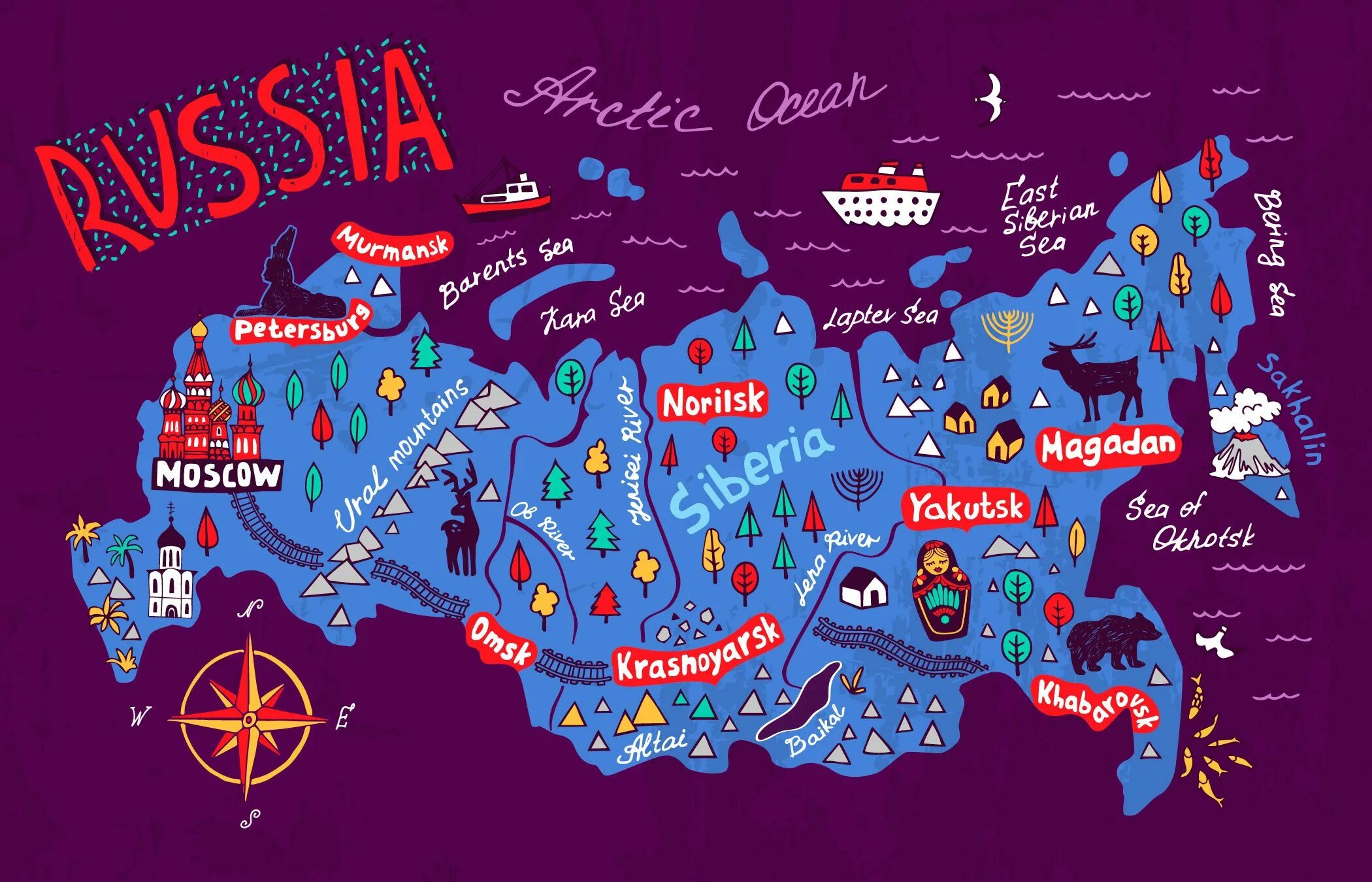 Class map. Необычные карты. Карта России рисованная. Смешные карты. Детская карта России.