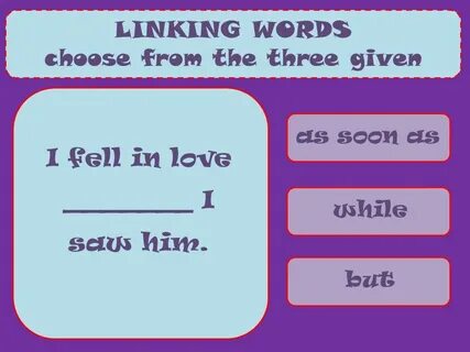 Linking words 2
