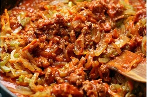 Болоньезе с фаршем на сковороде пошаговый рецепт