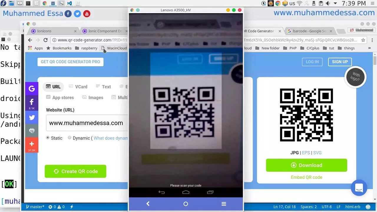 Сканер qr кодов через камеру