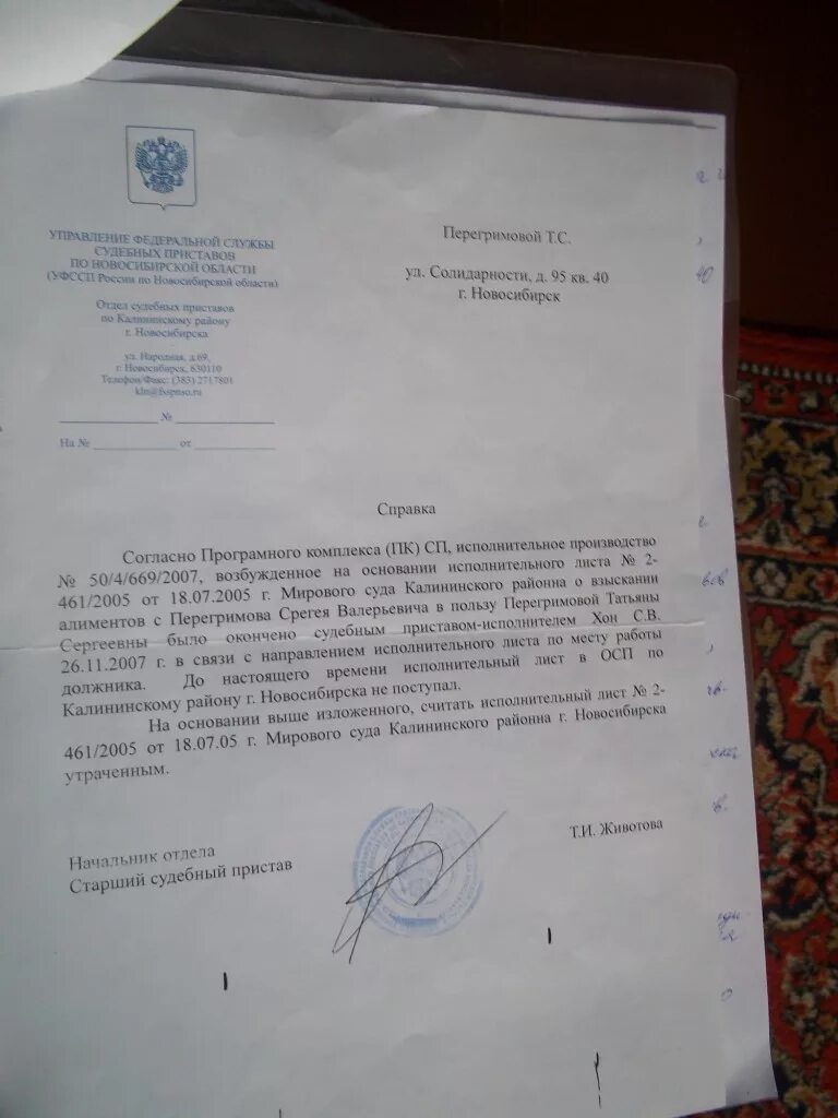 Справка о исполнительном производстве. Справка от приставов. Справка об утере исполнительного листа. Справка об утрате исполнительного листа от приставов. Справка от приставов об алиментах.