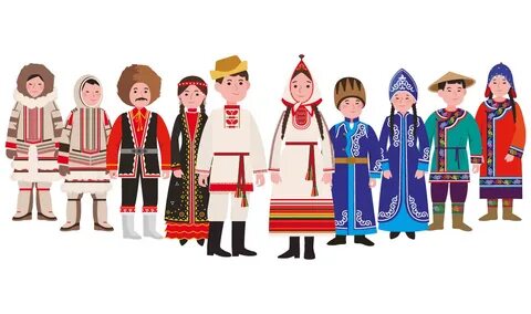 Фон национальный костюм