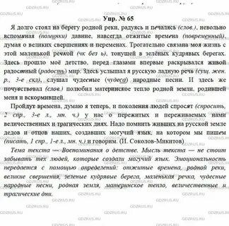Родной русский язык 7 класс упр 64