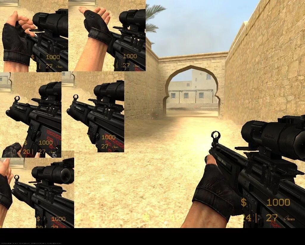 Модели оружие css. Counter Strike v34 обвесы оружия. Ксс MP 5. Mp5 для CSS. CS source mp5.