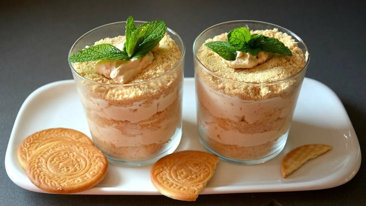 Speculoos Banana Cream Parfait Recipe Parfait recipes, Banana cream, Food videos