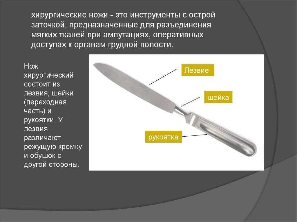 Почему нож называется ножом. Ампутационный нож строение. нож в хирургии. хирургический нож. хирургические инструменты ножи.