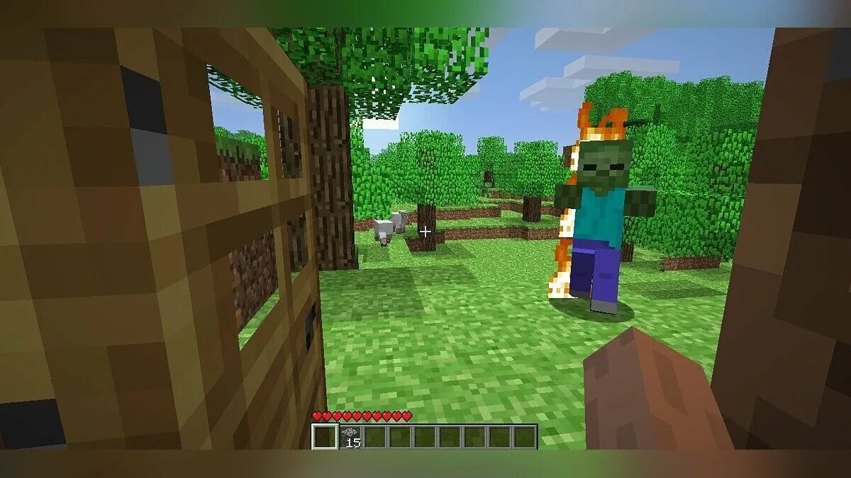 Майнкрафт классик на телефон. Майнкрафт pocket edition 0. 7. Настоящий minecraft. 1.