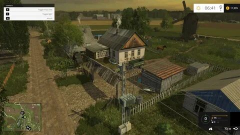 Карта русской деревни