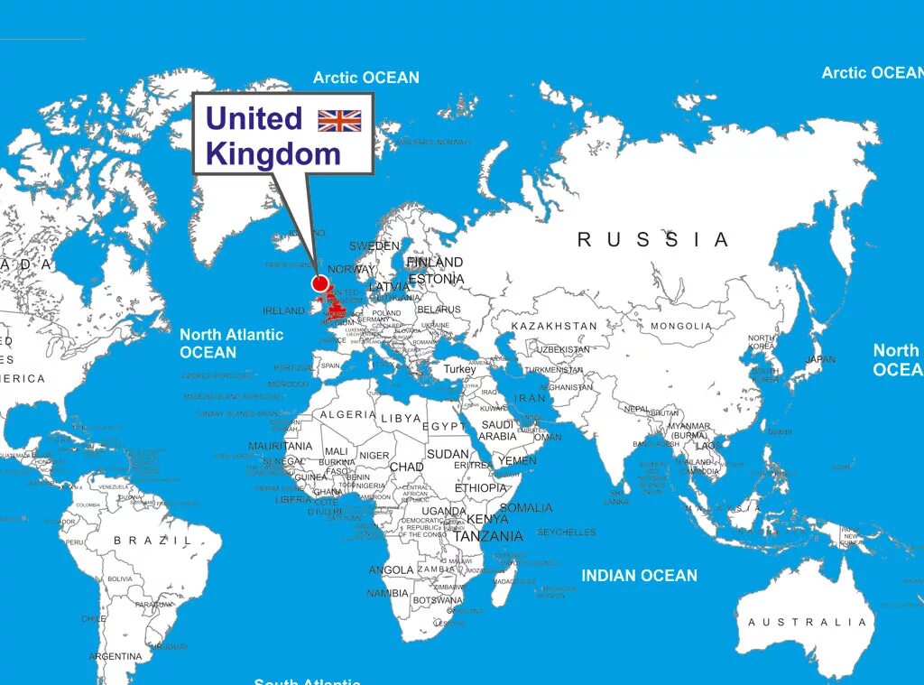 Где находится международный. Великобритания на кпртемира. Великобритания на карте мира. Англия на карте мира. Великобритания на карье Ир а.