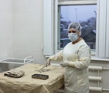 Перевязочная сестра хирургического отделения