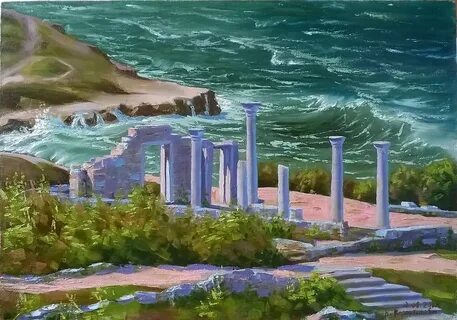 Античный город у черного моря