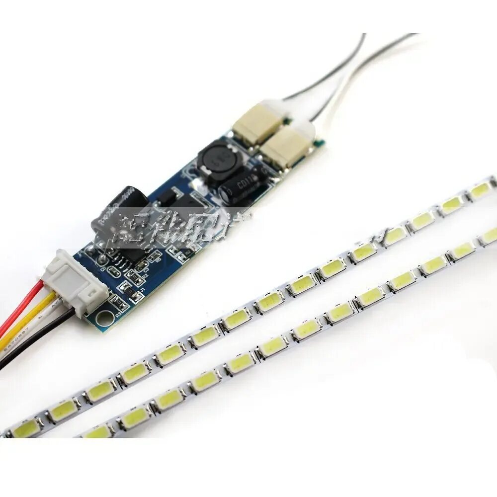 Подсветка матрицы монитора. 2мм led модуль. светодиодная лента 3мм для lcd мониторов. боковая подсветка матрицы led 19 дюймов. led 540-530mm 24-25 96 led 24w комплект для подсветки мониторов.