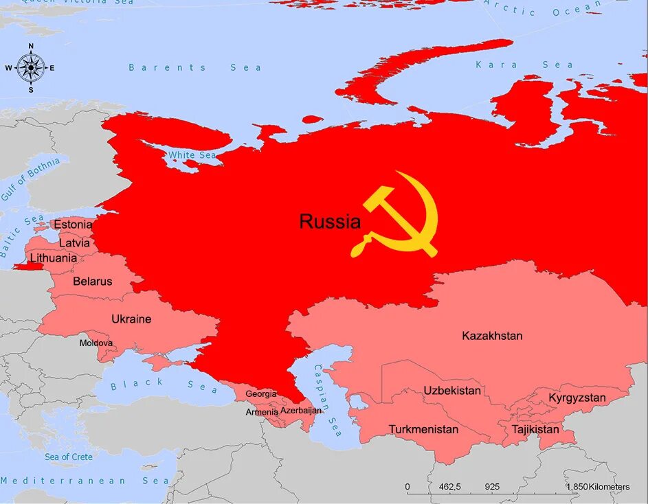 Советские территории