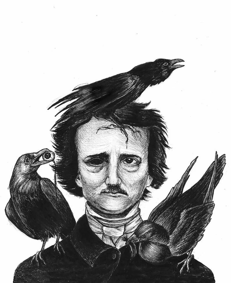 Raven poe. The Raven Edgar Allan POE.