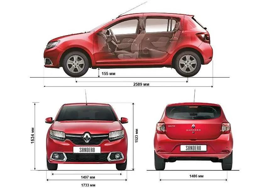 Кузов renault sandero. Renault Sandero Stepway 2 габариты. Габариты Рено Сандеро 2. Renault Sandero 2 габариты. Габариты Рено Сандеро степвей 2020.