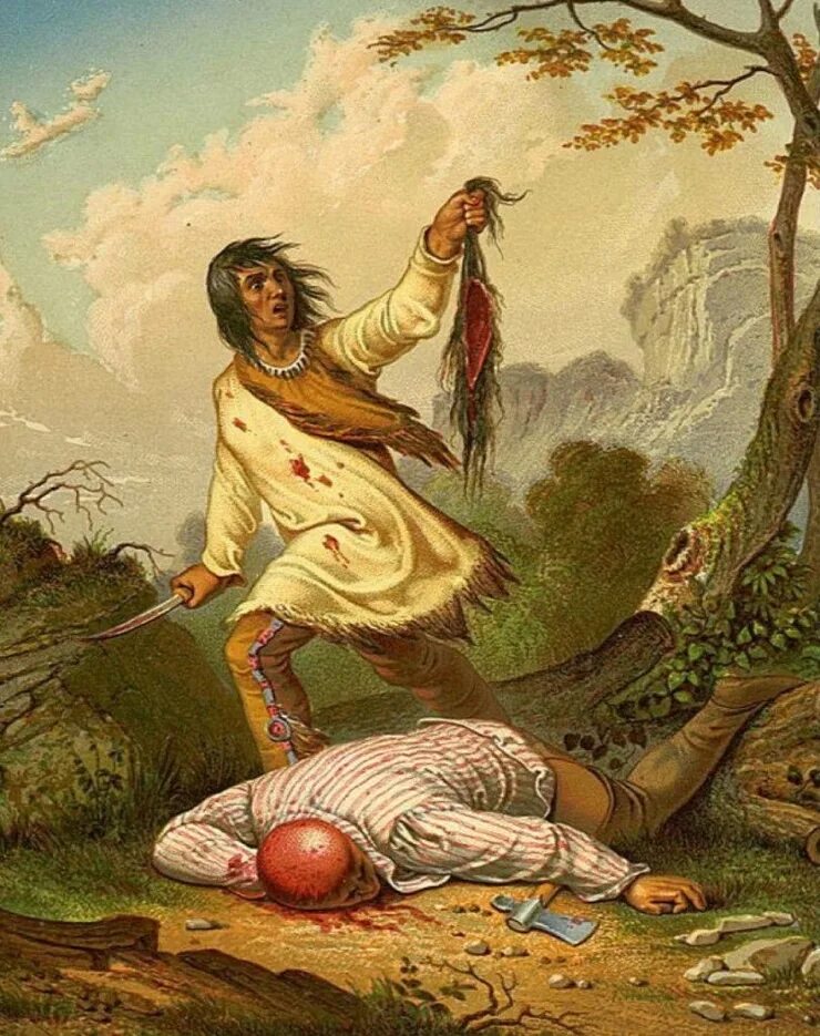 скальпы индейцев. индейцы америки скальпирование. индеец отрезающий скальп. индейцы америки скальпирование. скальпы индейцев.