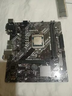 Материнская плата asus h410m k