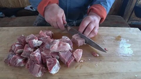 Как нарезать шашлык