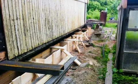 Ремонт фундамента деревянного дома своими руками
