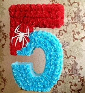 Цифра 5 салфетки