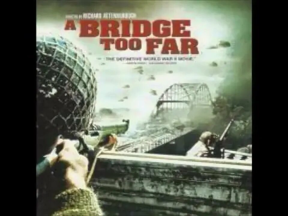 A bridge too far. A bridge too far