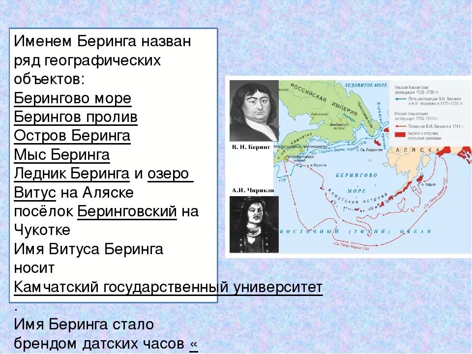 Назовите объекты названные в честь исследователей. Витус Беринг Экспедиция 1741 года. • Географические экспедиции (Витус Беринг).. Витус Беринг Экспедиция пролив. Витус Беринг географические открытия карта.