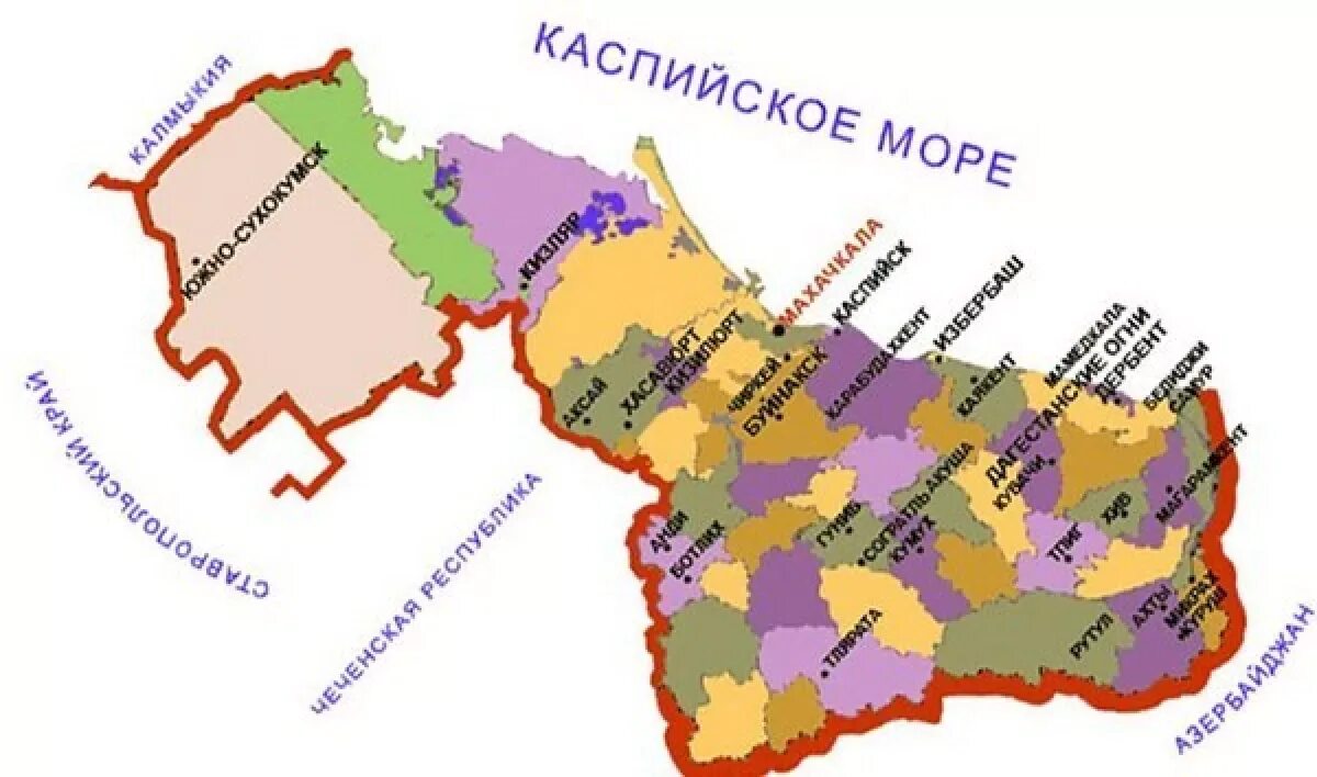 Дагестан какой район. Карта Сулейман Стальского района. Карта Дагестана с районами. Районы Дербента на карте. Дербентский район карта.