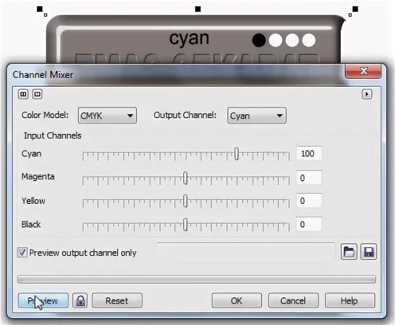 Channel output