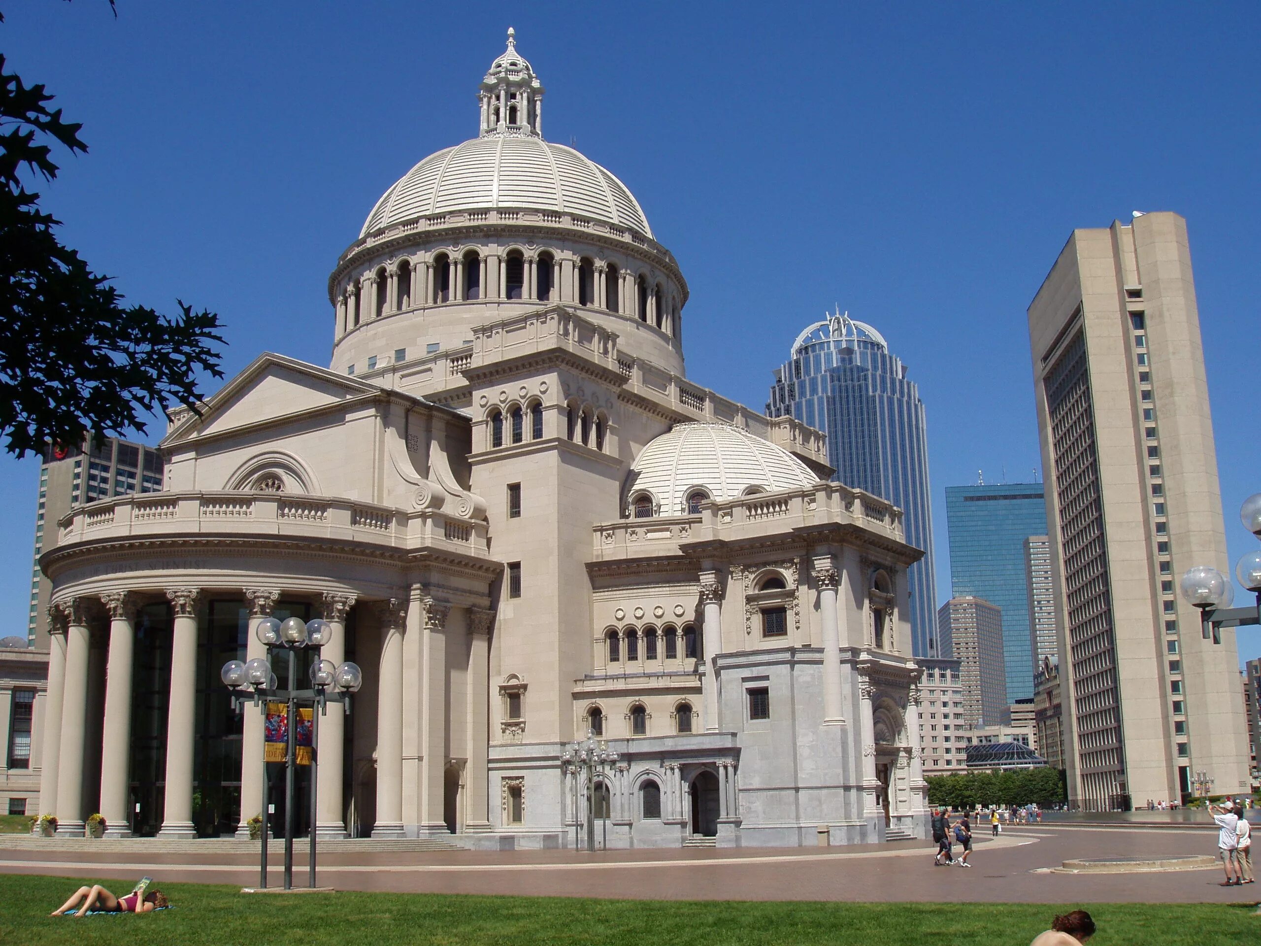 First church. Бостон, Массачусетс церкви. The first Church of Christ, Scientist.