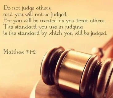 Judge others