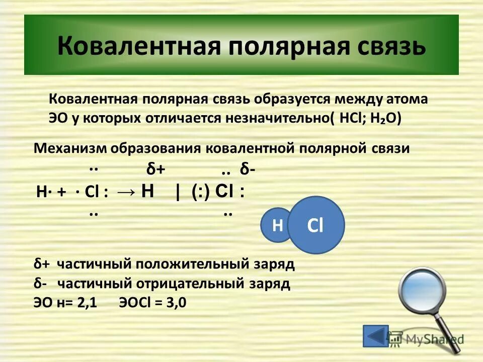 Ковалентная связь i