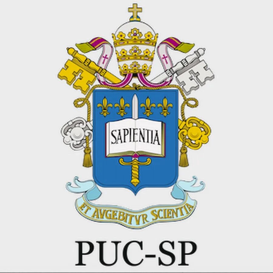 P y c. PUC. Папский католический университет Сан-Паулу. SP logo.
