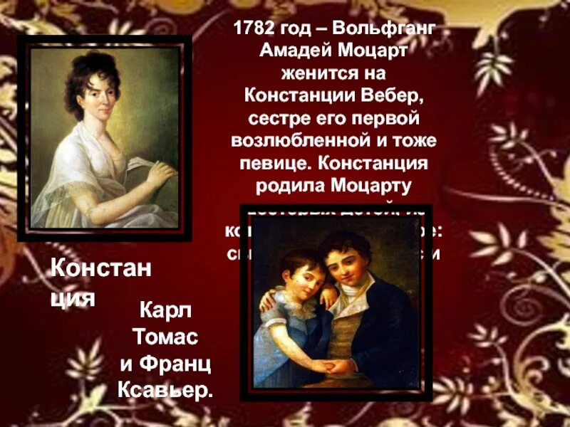 Моцарт Вольфганг Амадей - online presentation