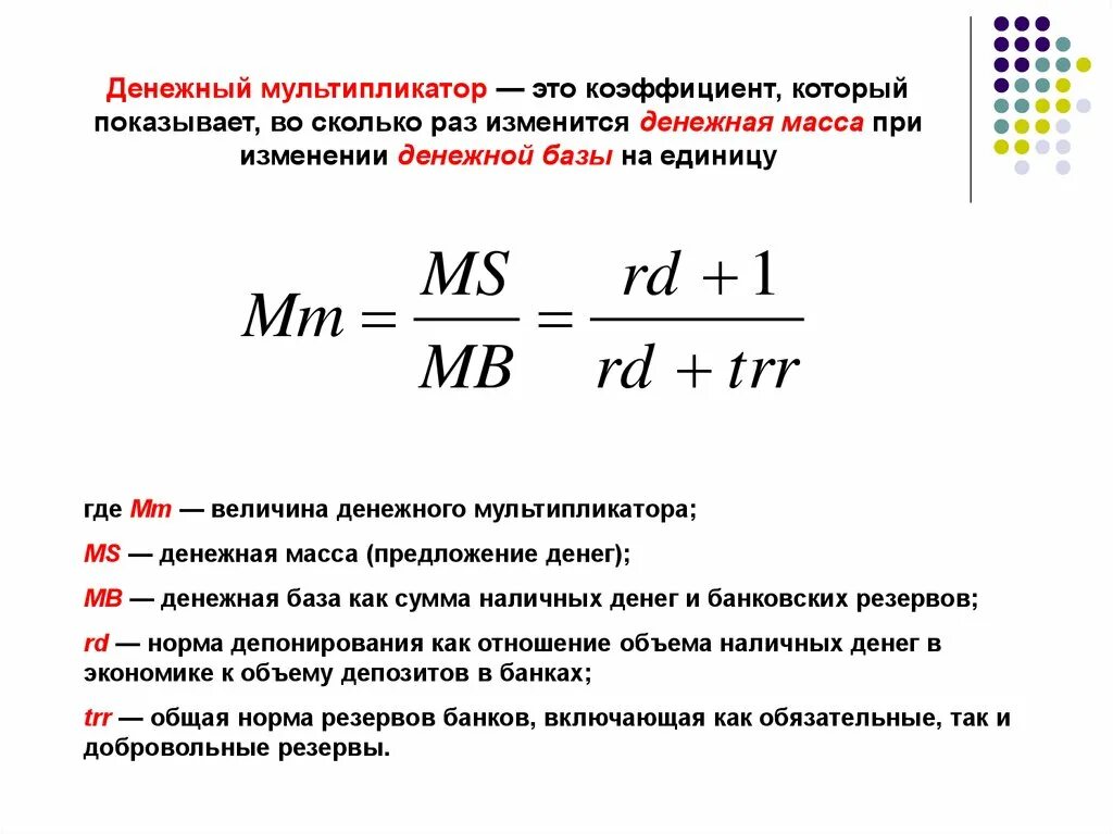 Формула мультипликатора денежной массы. Денежный и банковский мультипликатор формула. Формула расчета денежного мультипликатора. Рассчитать денежный мультипликатор.