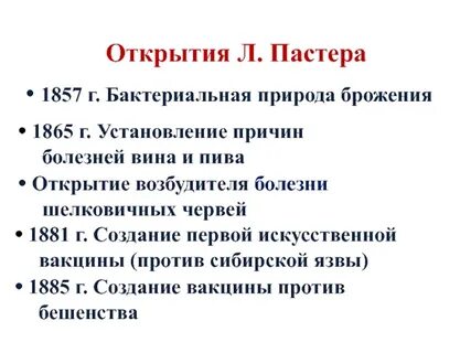 Открытие болезней
