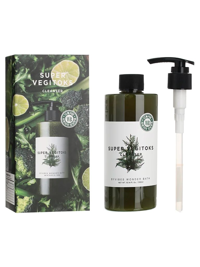 Wonder vegitoks. Super vegitoks cleanser green 300 мл. гель-пенка антибак super vegitoks cleanser antibac green 300ml (byvibes wb). корейская пенка wonder bath. пенка super vegitoks.