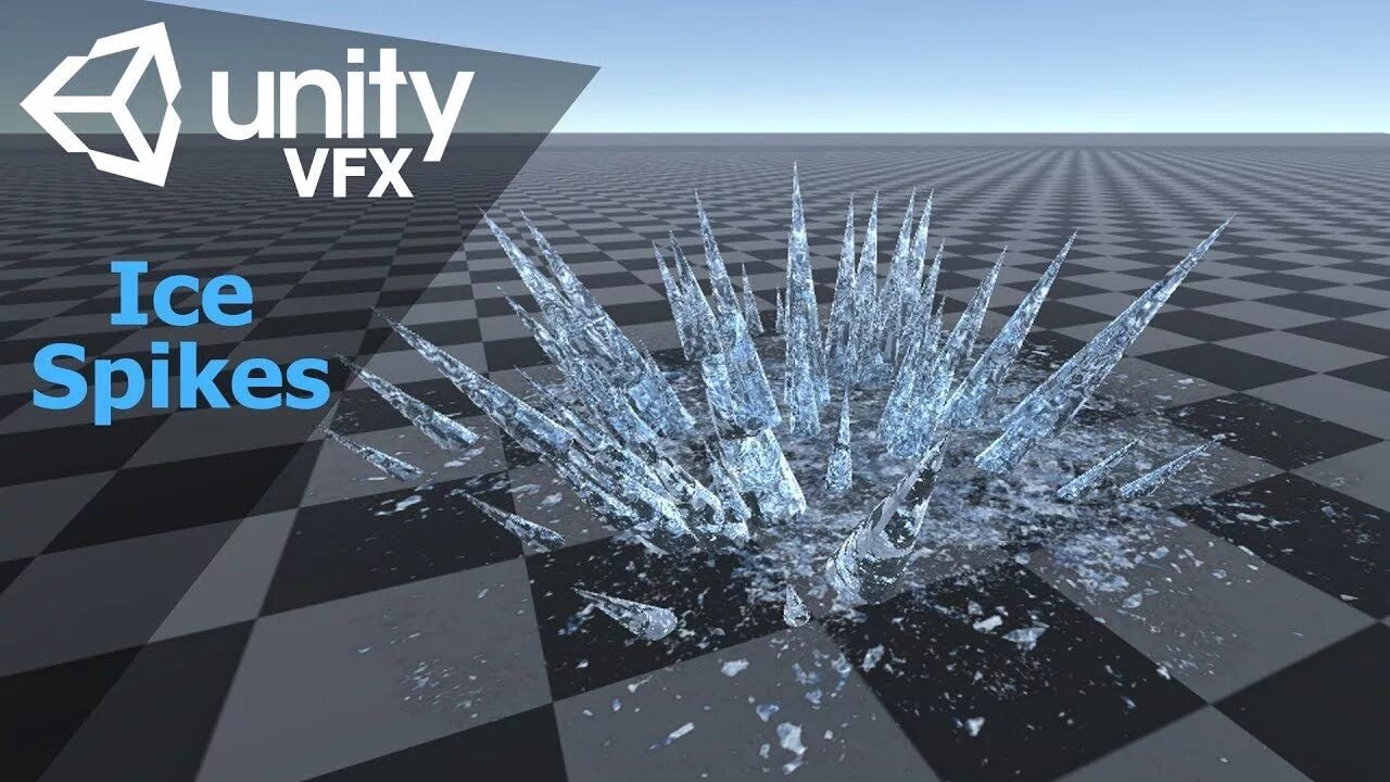 Ice spike. Спецэффекты Unity. Шипы Юнити. Частицы Unity.