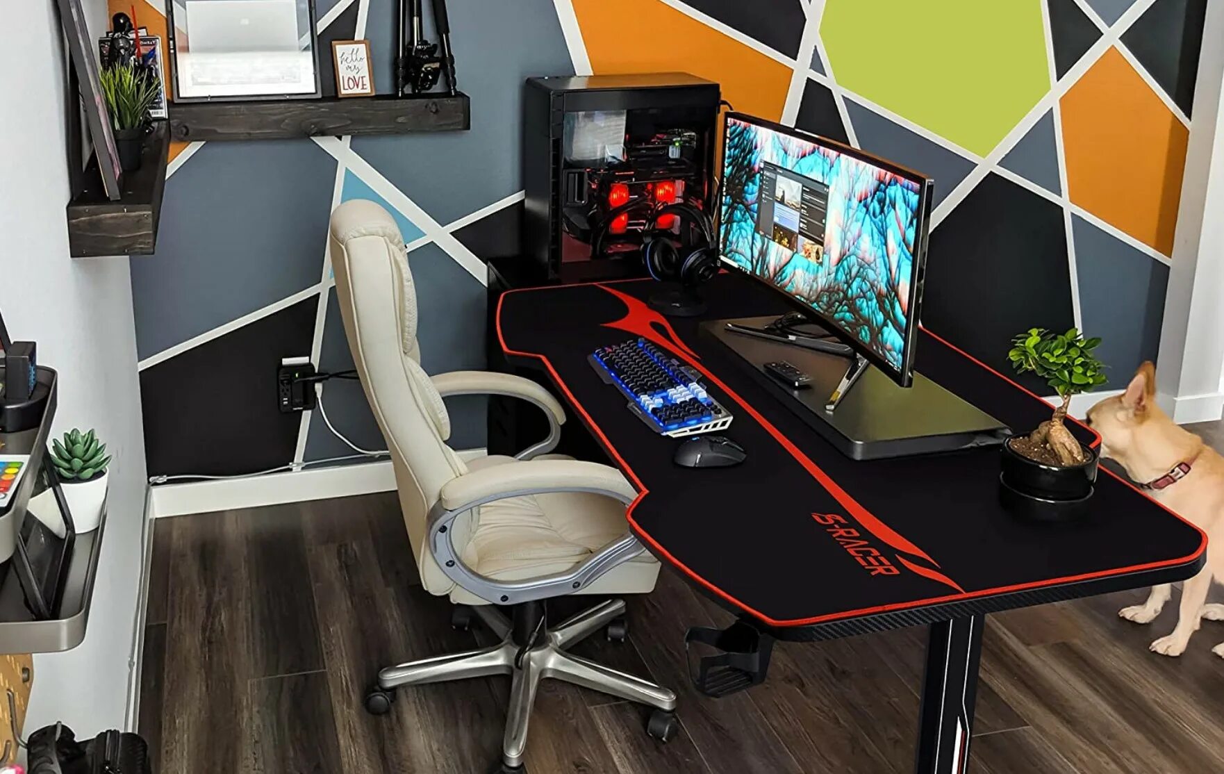 Компьютерный стол игровой. Стол геймера. Игровой стол геймерский. Геймерские компьютерные столы.