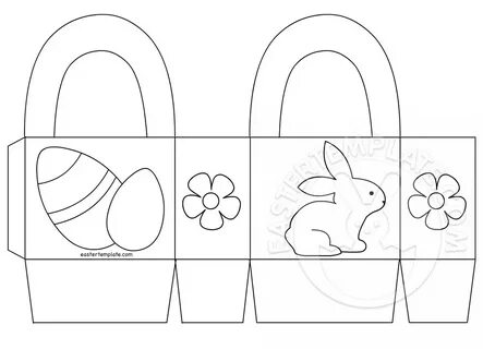 Printable Full Page Easter Basket Template - Staging.biohabitats.com