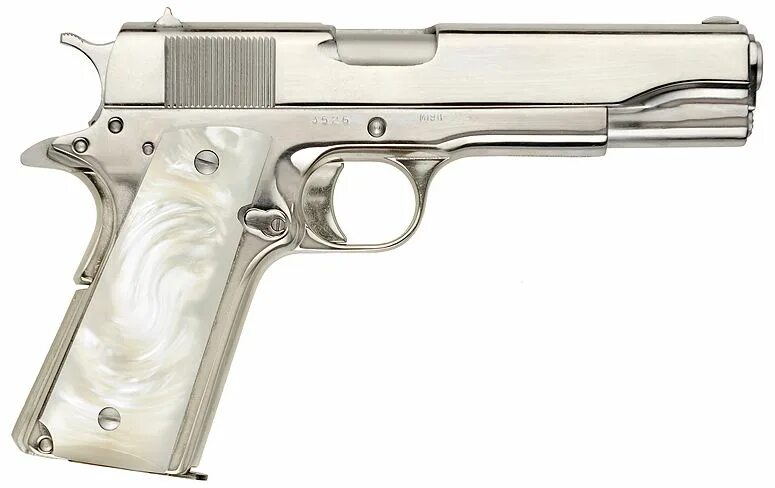 Кольт м1911 серебристый. Кольт 1911 никель. Кольт 1911 серебряный. Кольт 1911 белый.