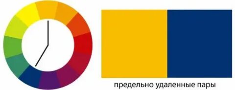 Три контрастных цвета