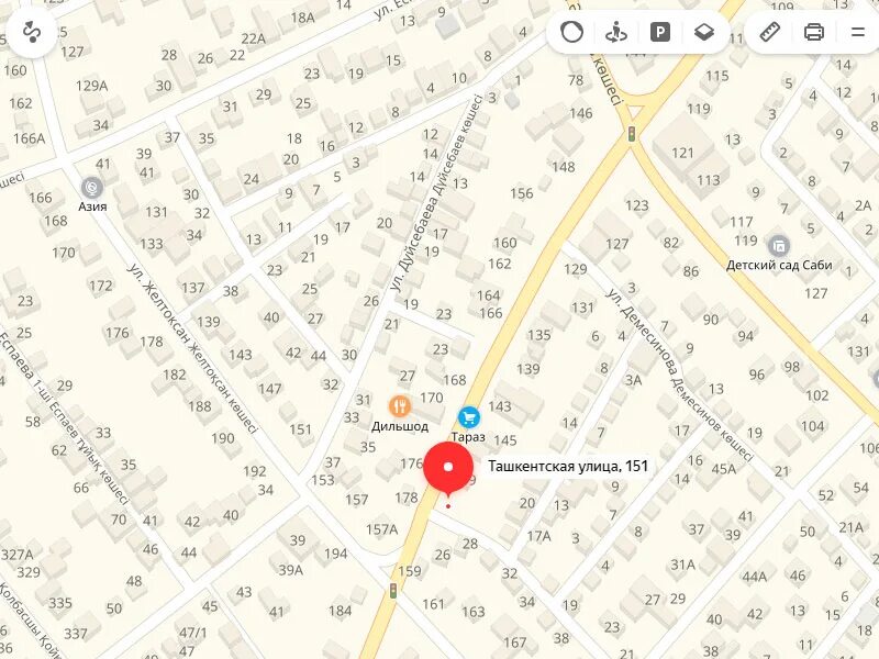 Тараз адреса. Тараз на карте. Карта г Тараз. Карта Тараза с улицами и номерами домов. Электронная карта Тараза.