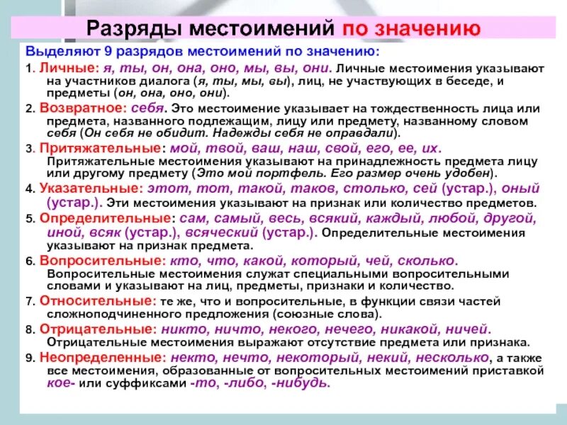 Местоимение разряды местоимений по значению. Разряды местоимений 6 класс таблица. Разряды местоимений таблица 6 класс русский язык. Разряды местоимений потзначению. Текст с местоимениями 6 класс русский