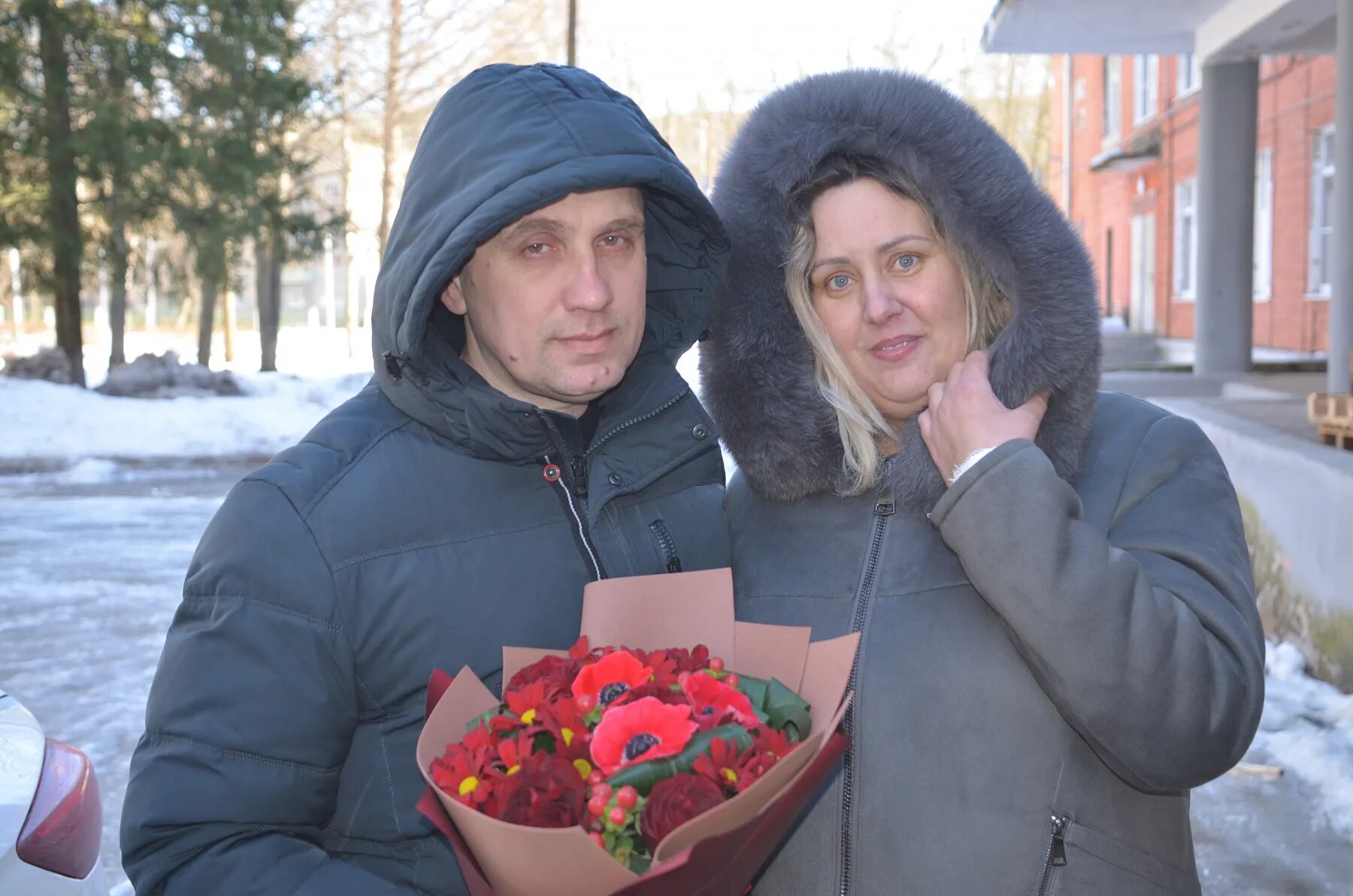 Спас беременную
