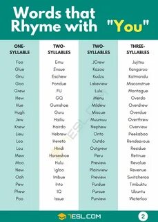 images Words That Rhyme With Photo 200 amazing words that rhyme wit...