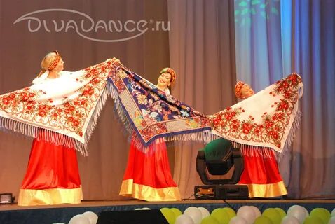 Танец с платочками русский народный
