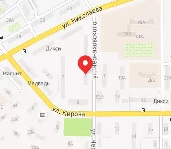 Черняховского 4 на карте